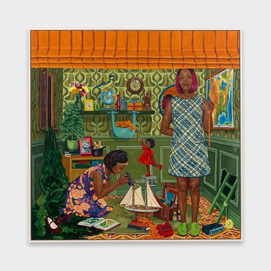 Re-membering XI To Leave This Steady Unendurable Land by Wangari Mathenge contemporary artwork Painting
