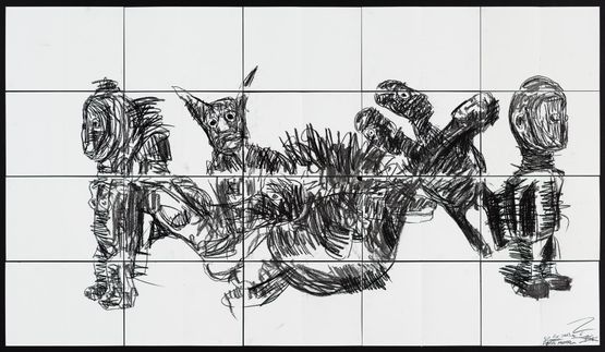 Sin For Sale by Pierre Mukeba contemporary artwork Works on Paper
