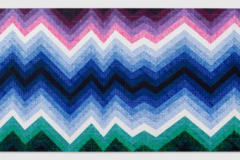Contemporary art exhibition Ding Yi The Road To Heaven at Lisson Gallery London United Kingdom