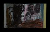 Strapped Down 44 by Mike Parr contemporary artwork mixed media works on paper