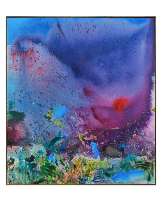 Senandung Rindu Ambang Batas A Melody of Longing at the Edge by Ibrahim contemporary artwork Painting