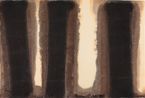 Burnt Umber  Ultramarine by Yun Hyong-Keun contemporary artwork Painting