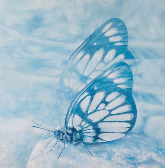 Butterfly effect by Ling Wai Shan contemporary artwork Painting