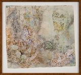 Cryptic mimicry of the Moritzs leaf-tailed gecko by John Wolseley contemporary artwork works on paper