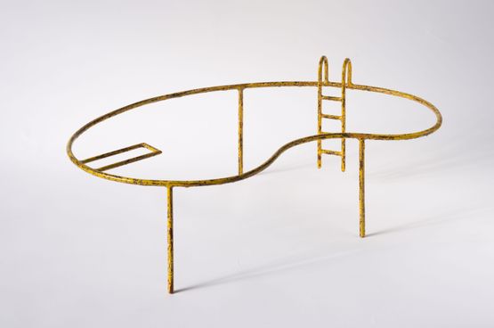 Yellow Pool by Ramon Enrich contemporary artwork Sculpture