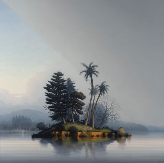Feet on the ground head in the sky by Alexander McKenzie contemporary artwork Painting