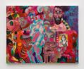Capital Queue by Richard Hawkins contemporary artwork Painting