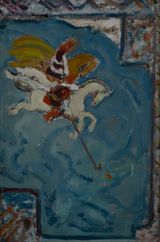 Chovgan Game by Mikayil Abdullayev contemporary artwork painting