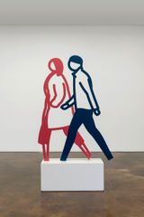 Winter 7. by Julian Opie contemporary artwork sculpture works on paper