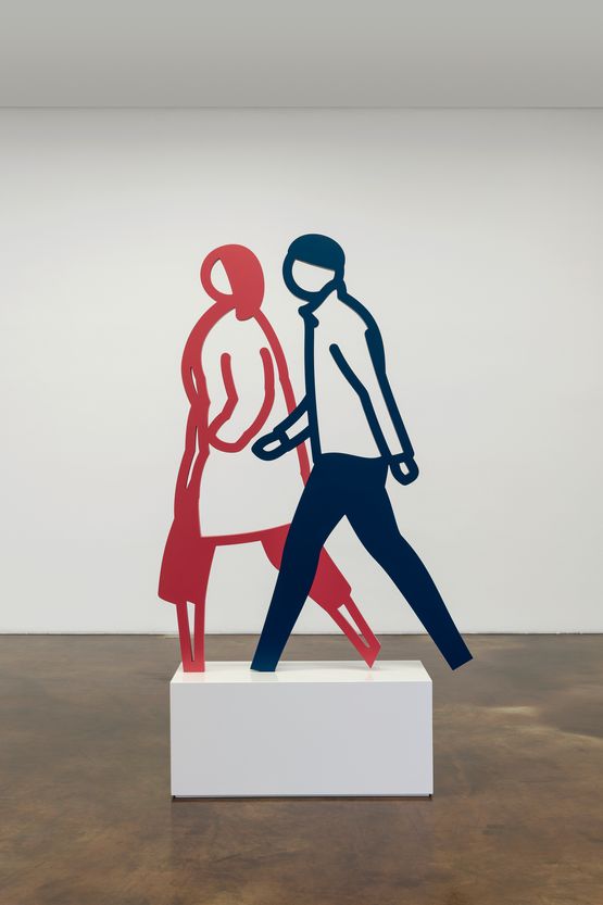 Winter 7. by Julian Opie contemporary artwork Works on Paper