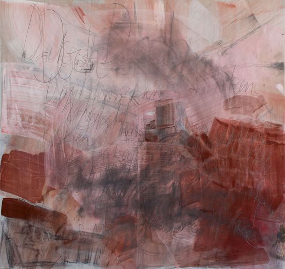 ein Gedicht von Paul Celan by Sabine Herrmann contemporary artwork Works on Paper