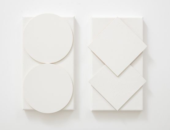 UNTITLED PAIR by John Nixon contemporary artwork Painting