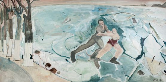 Roma Is a Lake 180408  180408 by Zhao Yang contemporary artwork Painting
