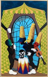 Untitled by Michael Ray Charles contemporary artwork painting works on paper