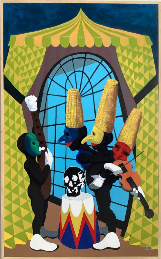 Untitled by Michael Ray Charles contemporary artwork Painting