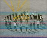 My Promise for Your Happiness 2-9 by Lin Jingjing contemporary artwork mixed media