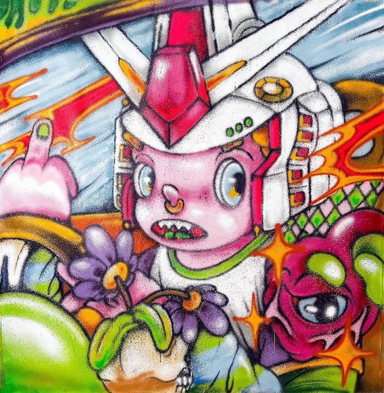 Reckless by Muchlis Fachri Muklay contemporary artwork Painting