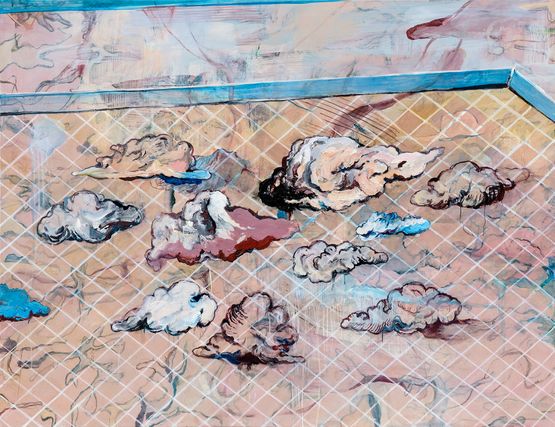 Sky in the Box  by Ying Hung contemporary artwork Painting