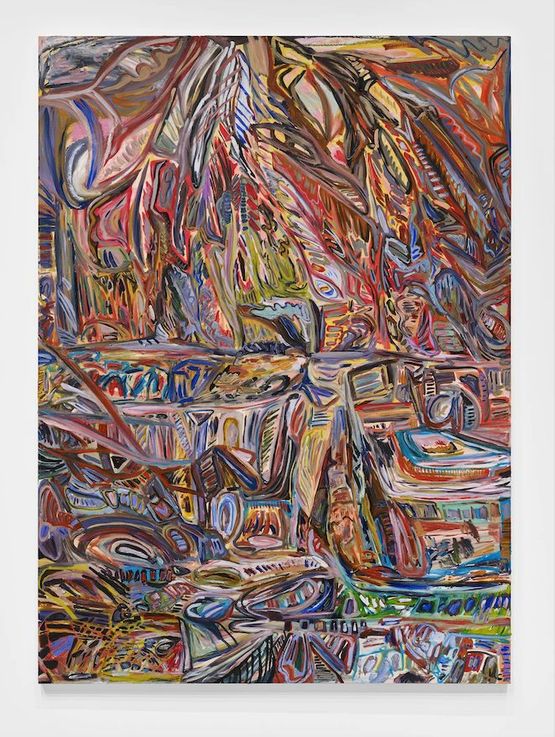 Finood   Branches of a tree by Alia Ahmad contemporary artwork Painting