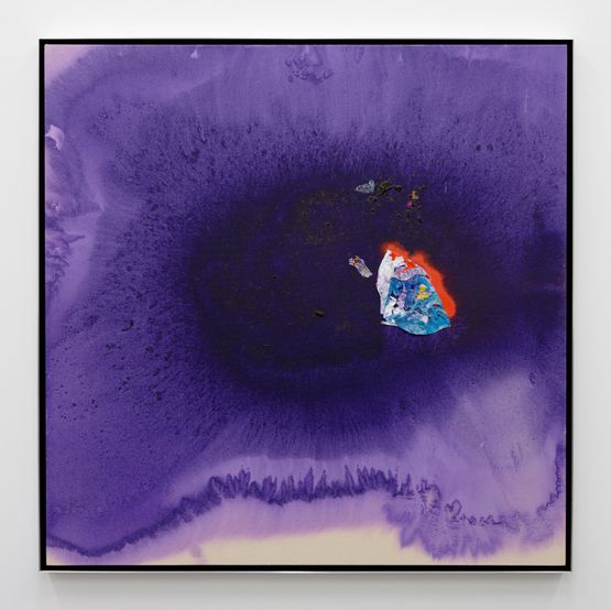 Purple Emperor by Peter Bradley contemporary artwork Painting