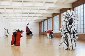 Contemporary art exhibition John Chamberlain John Chamberlain at DIA Beacon New York United States