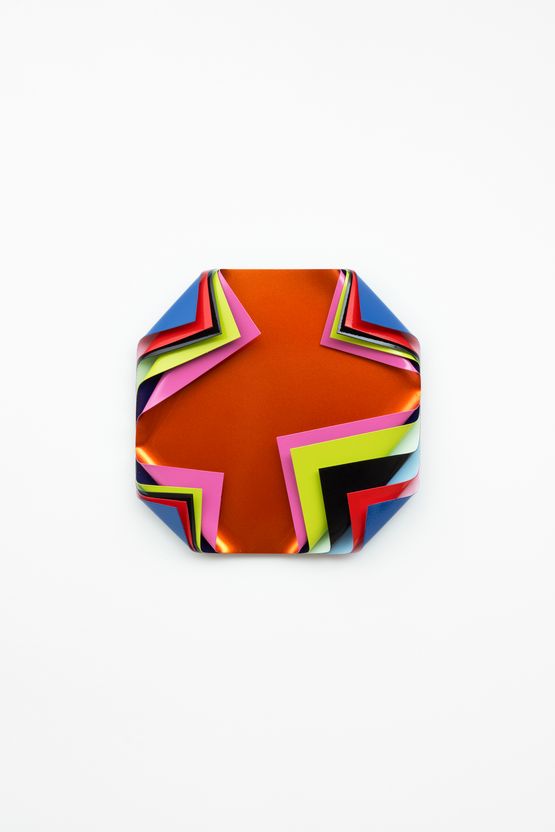 Sunset Boulevard by Jim Lambie contemporary artwork Sculpture