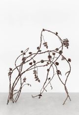 The Briar Rose rosa x centifolia by Jean-Marie Appriou contemporary artwork sculpture