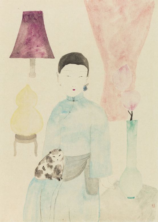 Little Reunion by Wang Mengsha contemporary artwork Painting