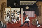 Home Sweet Home by Jean-pierre Villafane contemporary artwork Painting