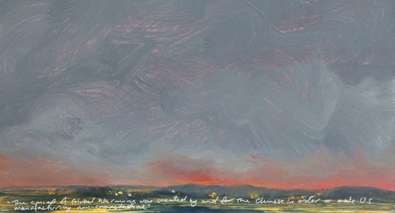 Climate Quotes 7 by Shonah Trescott contemporary artwork Painting