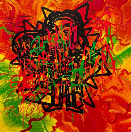 Untitled by Bjarne Melgaard contemporary artwork Painting