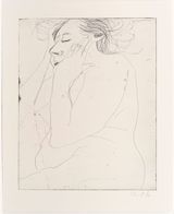 Asleep on Beacon Hill My dearest dust by Chantal Joffe contemporary artwork print