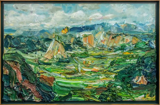 ngarai taruko series by Erizal As contemporary artwork Painting