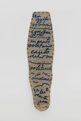 Su canto solitario Solitary Song by Nadia Hernandez contemporary artwork painting textile