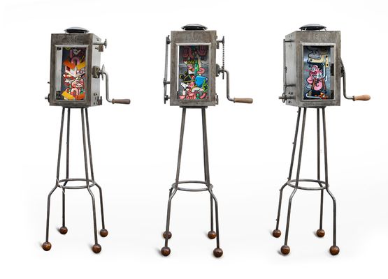 This Social Scenery by Indieguerillas contemporary artwork Mixed Media