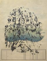 A Glimpse by Adel Abidin contemporary artwork works on paper