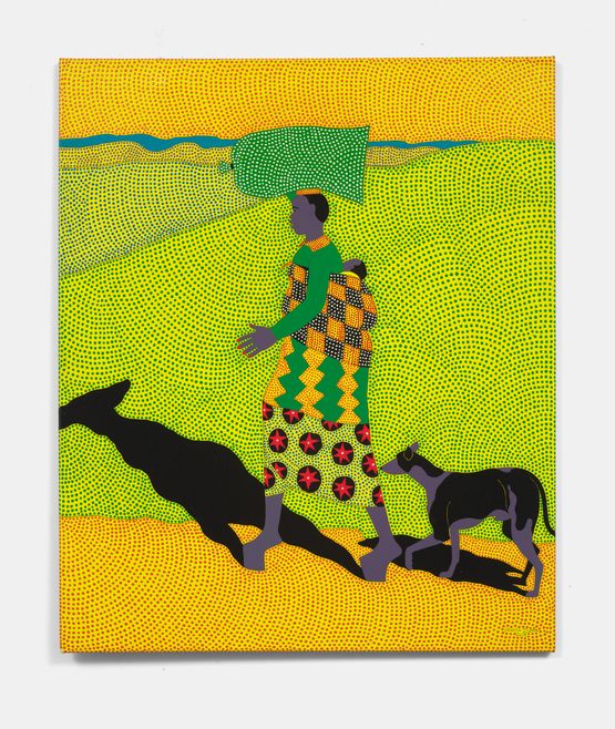 Amandia Omfazi  The Power Of A Woman by Sibusiso Duma contemporary artwork Painting