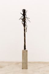 Brief Syllable Twisted by Nina Canell contemporary artwork sculpture