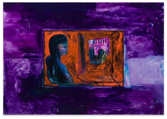 Jalousie by Andro Wekua contemporary artwork Painting
