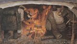 Drinking Tea 62110cm by Mao Xuhui contemporary artwork painting
