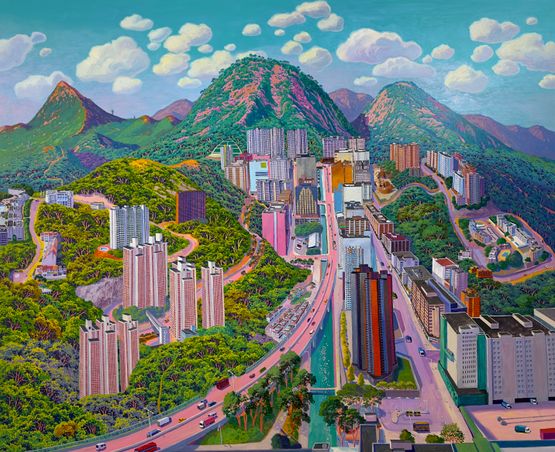 Fo Tan by Stephen Wong Chun Hei contemporary artwork Painting