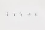 Standing Person Manifested by Two-dimensional Space and Folding Space by Wang Luyan contemporary artwork Drawing