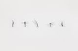 Standing Person Manifested by Two-dimensional Space and Folding Space by Wang Luyan contemporary artwork drawing