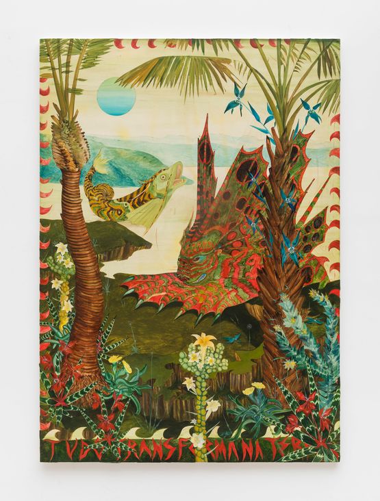 Tudo se transforma na terra Everything is Transformed on Earth by Bruno Novelli contemporary artwork Painting