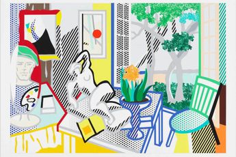 Contemporary art exhibition Roy Lichtenstein Roy Lichtenstein 1997 at Whitney Museum of American Art New York United States