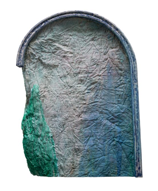 Green  by Yin Zhaoyang contemporary artwork Works on Paper