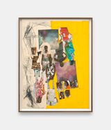 Lost and grief II by Serge Attukwei Clottey contemporary artwork drawing