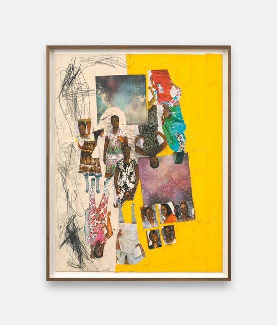 Lost and grief II by Serge Attukwei Clottey contemporary artwork Drawing