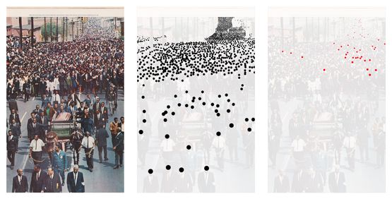 Life Magazine April 19 1968 by Alfredo Jaar contemporary artwork Painting