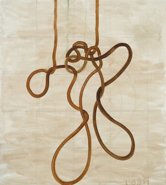 The Transparent Plastic Pipes 2 by Zhang Enli contemporary artwork Painting